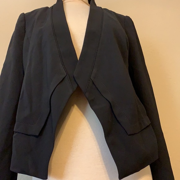 VGUC-White House Black Market blazer, black Size 4 - Picture 7 of 12